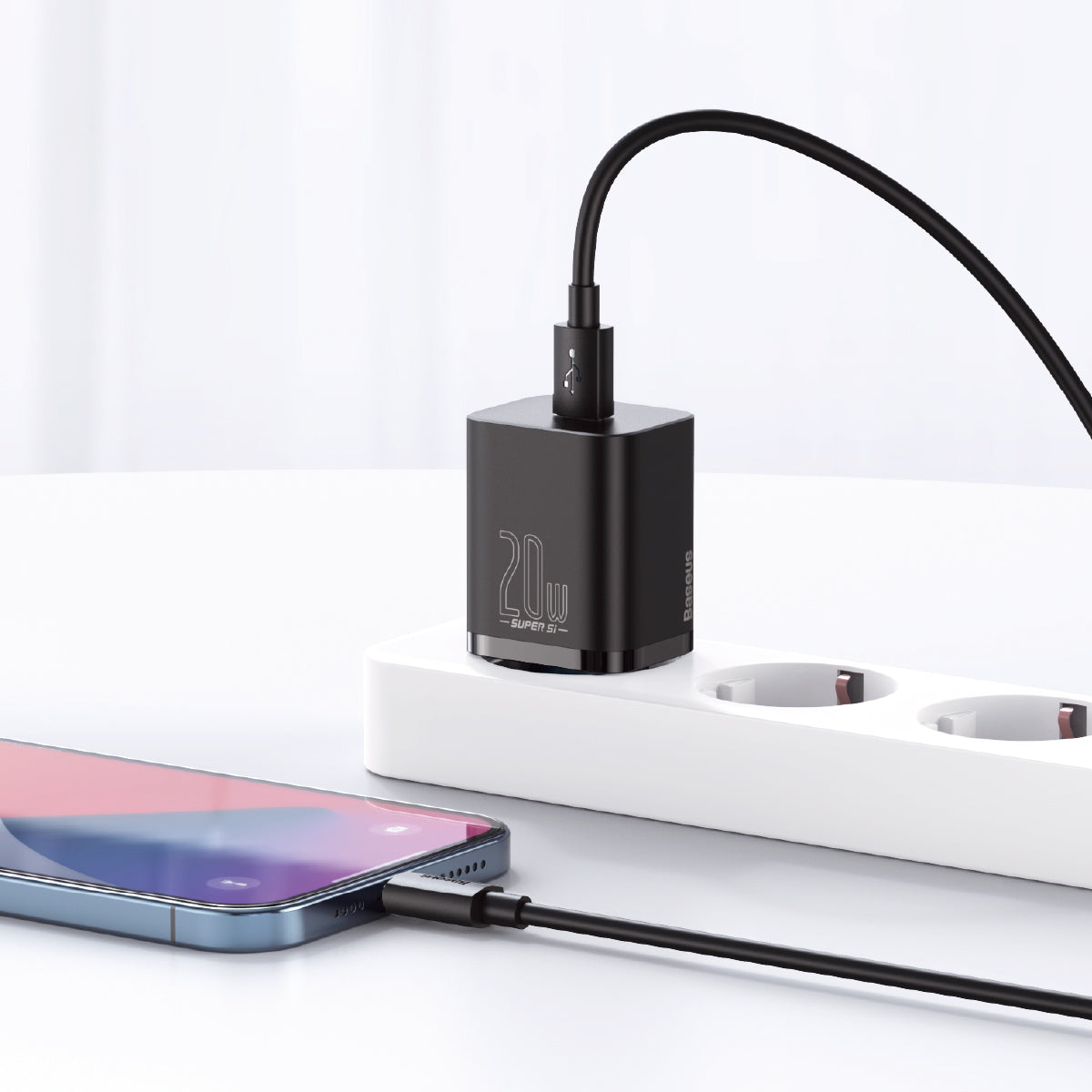 Baseus Super Si | Ładowarka USB-C Type-C 20W do iPhone 12