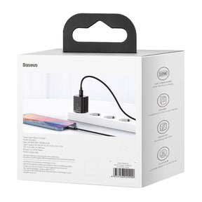 Baseus Super Si | Ładowarka USB-C Type-C 20W do iPhone 12